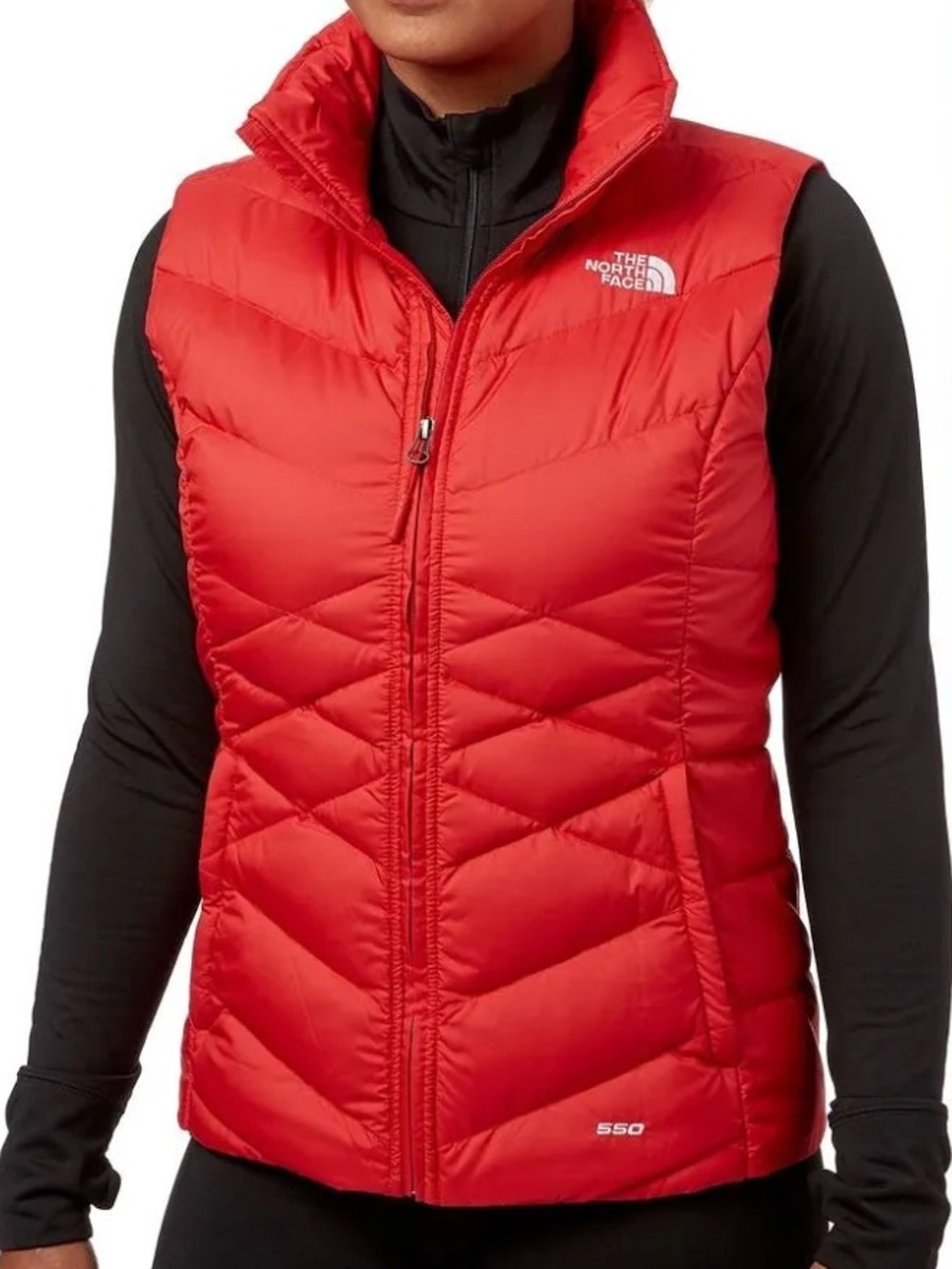 The North Face Women's Red Quilted Insulated Vest